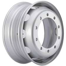 Колесный диск Asterro 11.75х22.5/10х335 D281 16мм (5т)  ET135 (2239M) серебристый усиленный с вент.